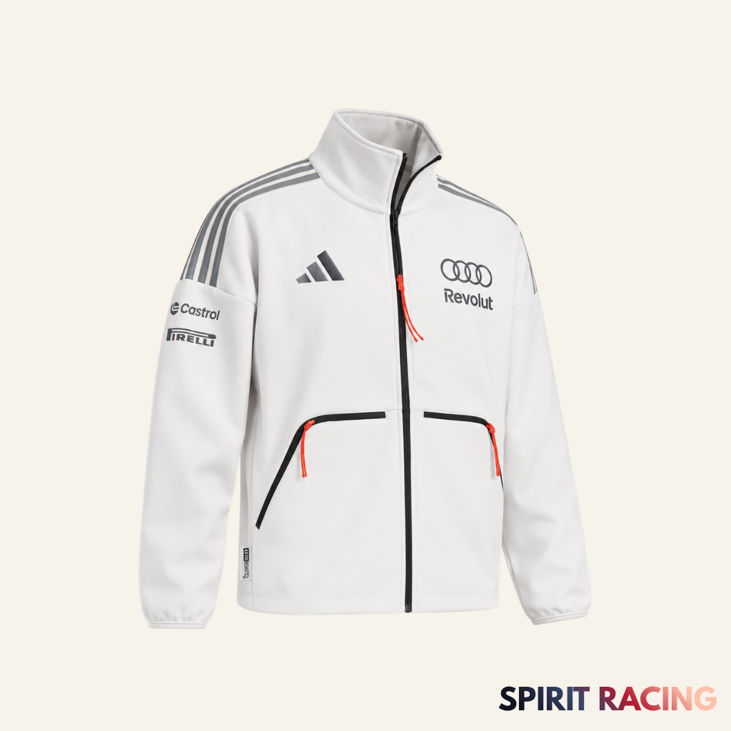 Chamarra Audi Revolut Fórmula 1 Team 2026 White/Grey