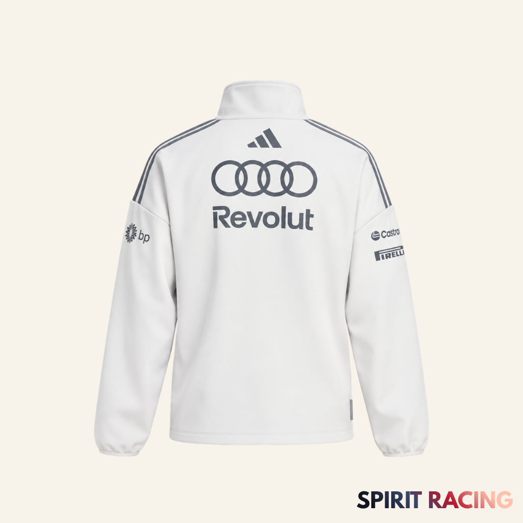 Chamarra Audi Revolut Fórmula 1 Team 2026 White/Grey