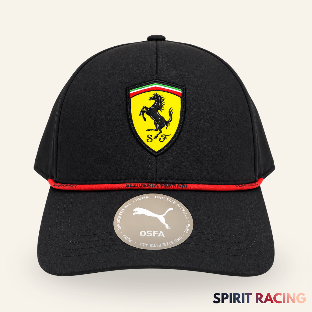 Gorra Scuderia Ferrari Clásica 2026 Black/Red