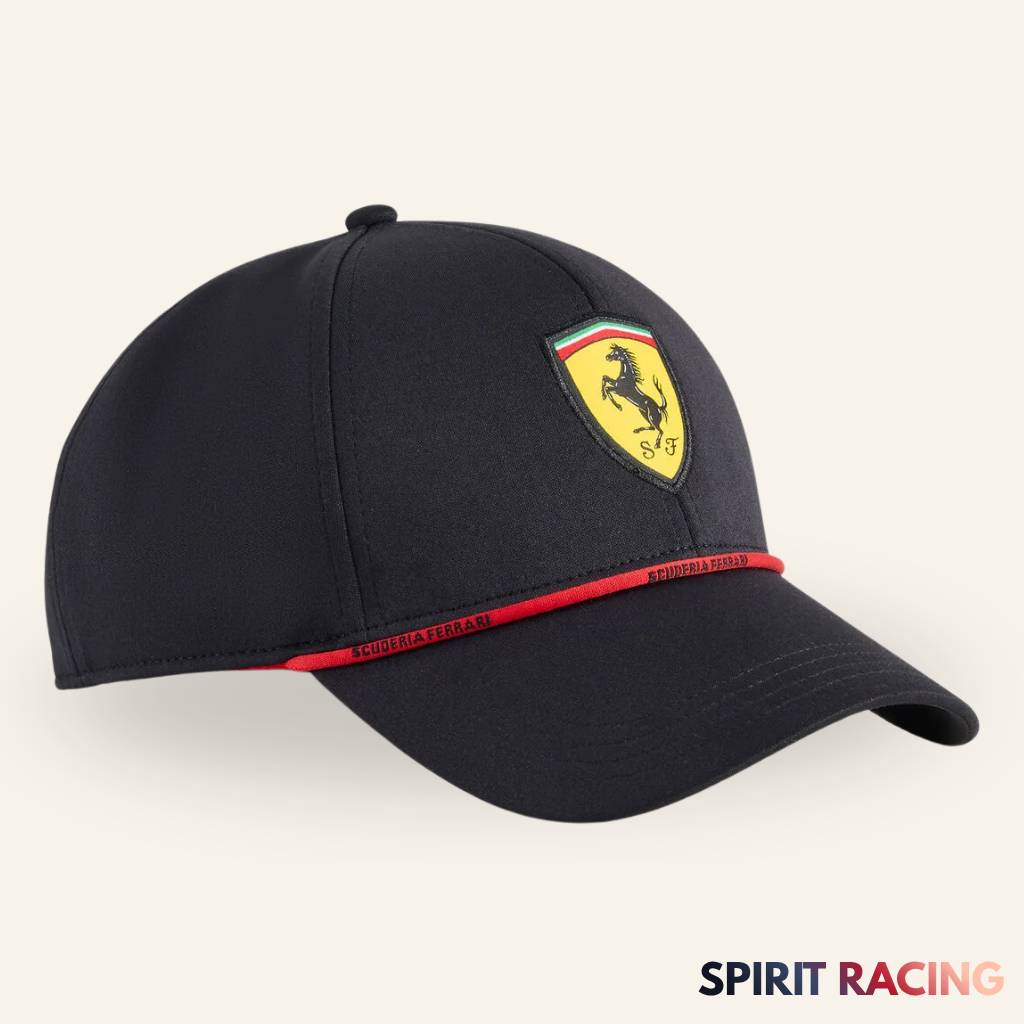 Gorra Scuderia Ferrari Clásica 2026 Black/Red
