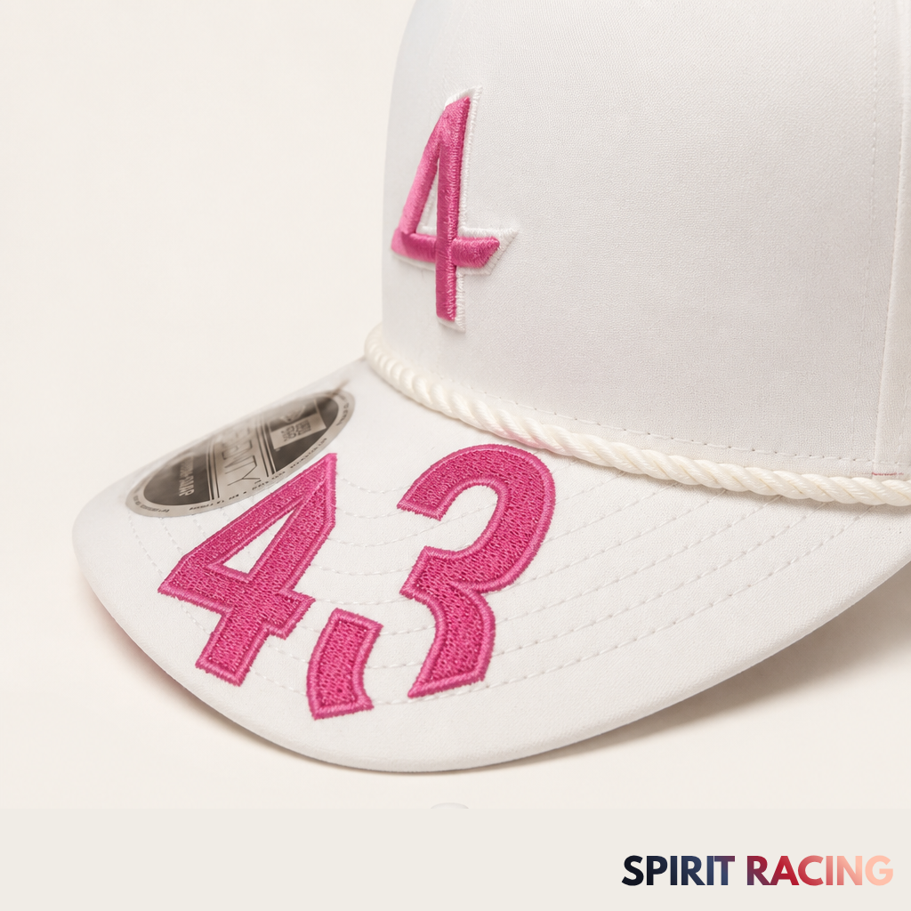 Gorra Alpine-Fórmula 1 Team–Edición GP Miami Franco Colapinto #43 2026 White/Pink