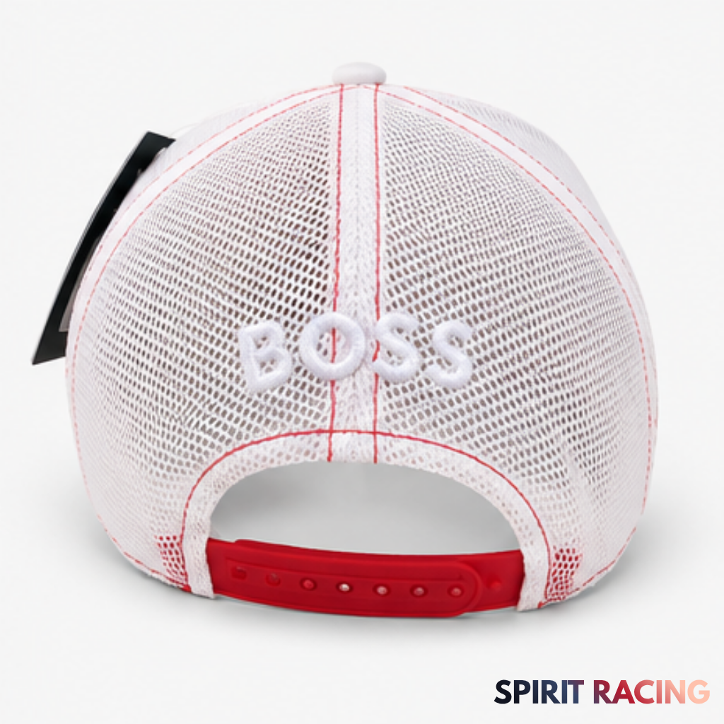 Gorra Aston Martin Fórmula 1 Team–Edición Lance Stroll #18 2026 White/Red